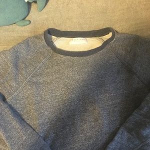 Everlane The Crew Sweatshirt Size S Marled Blue